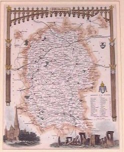 Map of Wiltshire - Moule